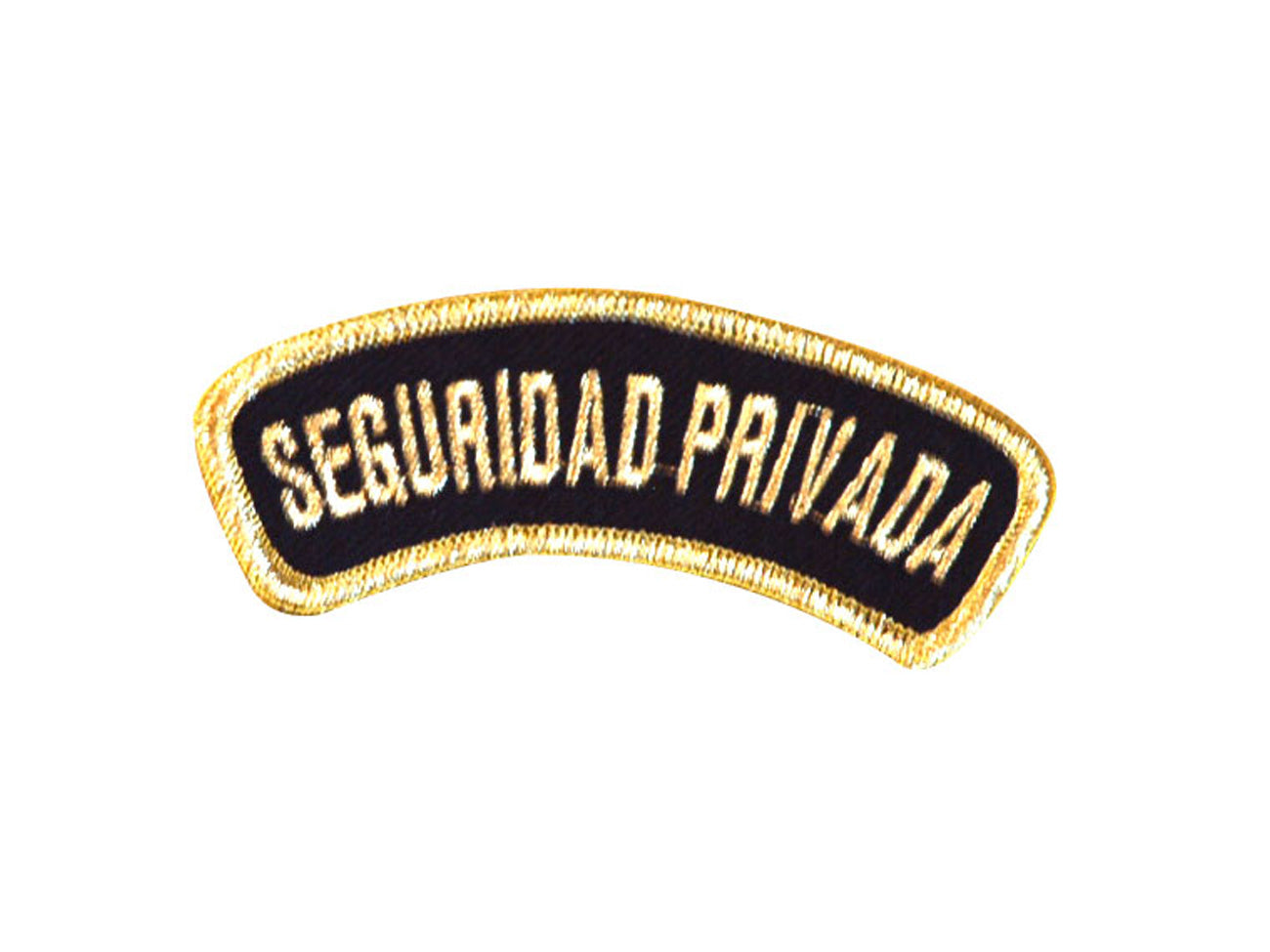 Parche táctico con leyenda "Seguridad" para uso profesional en uniforme