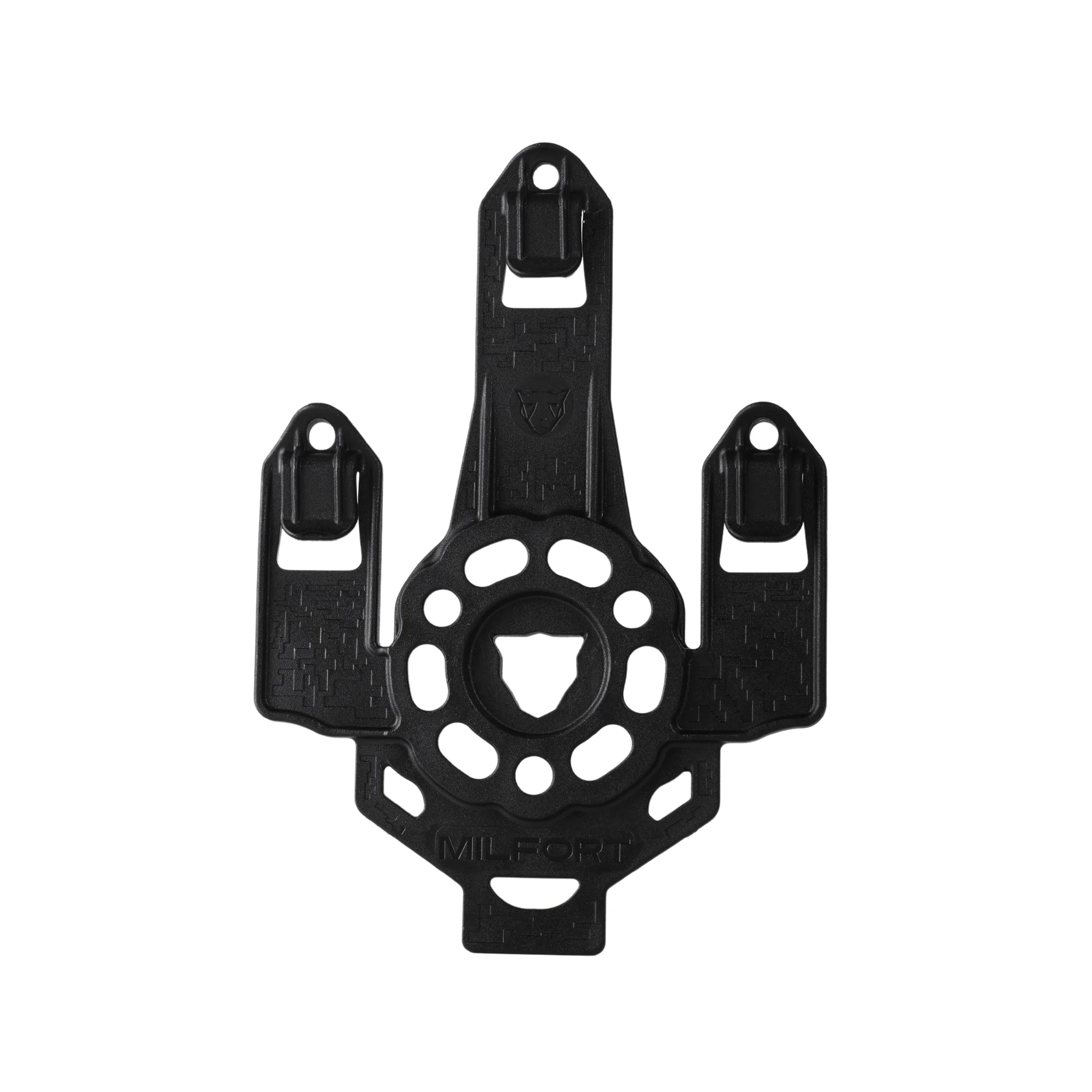 Gancho Molle Milfort negro para chaleco MOLLE policial