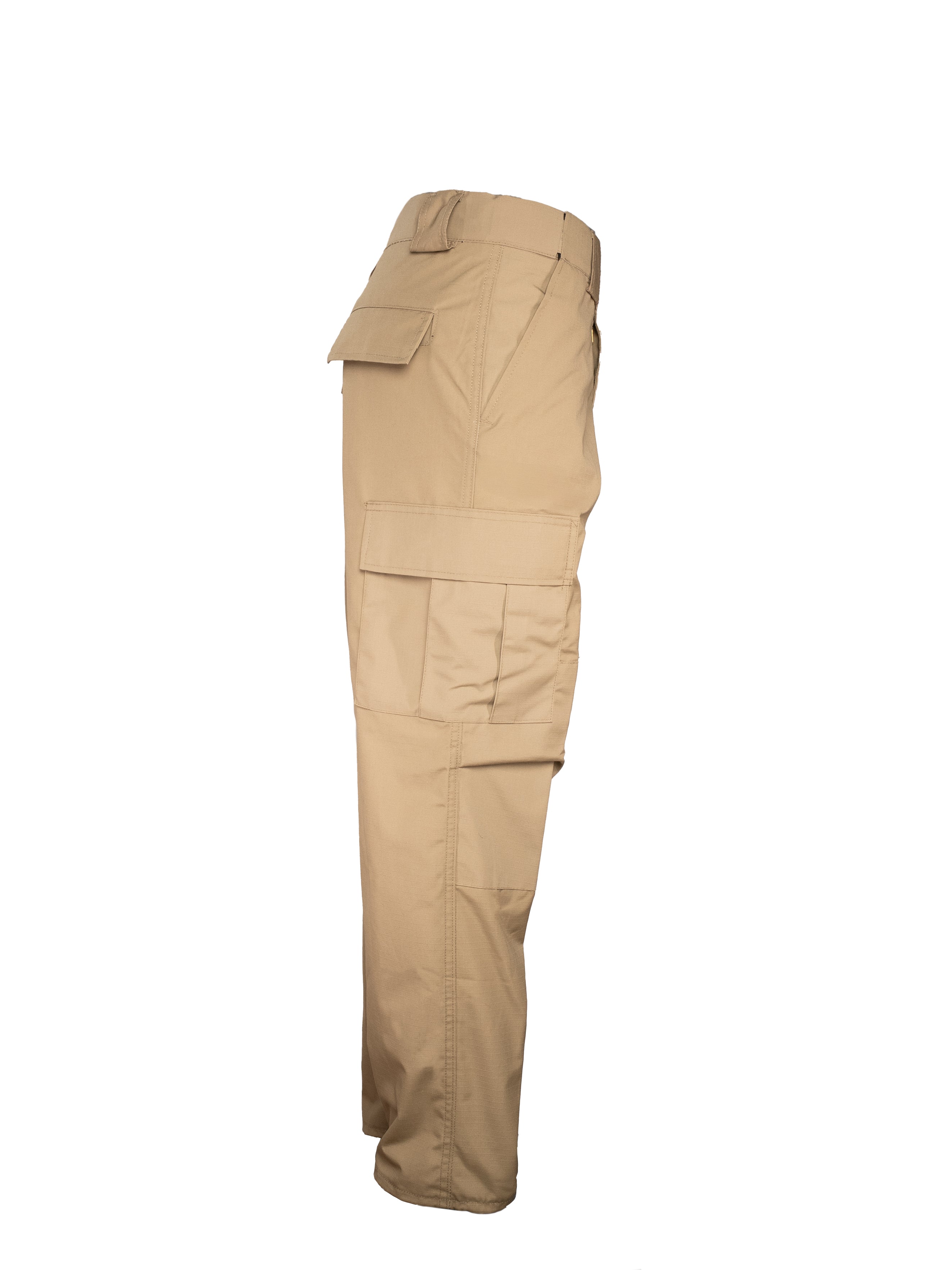 Pantalón Ripstop color caqui, corte americano, ideal para seguridad y tareas en campo