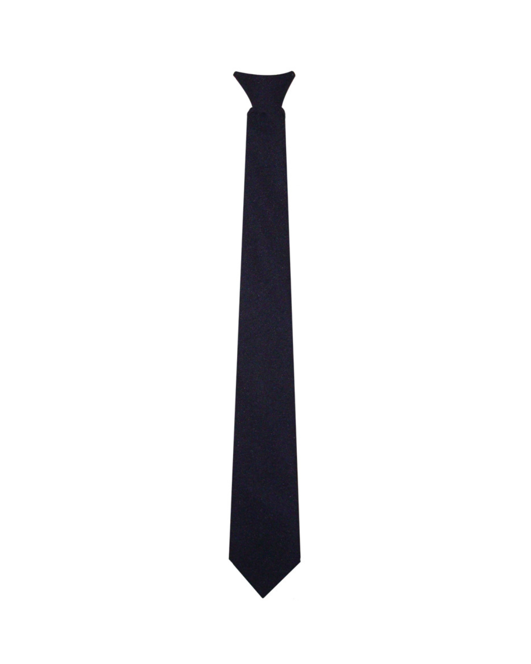 Corbata de raso satinado con entretela interna color azul medianoche