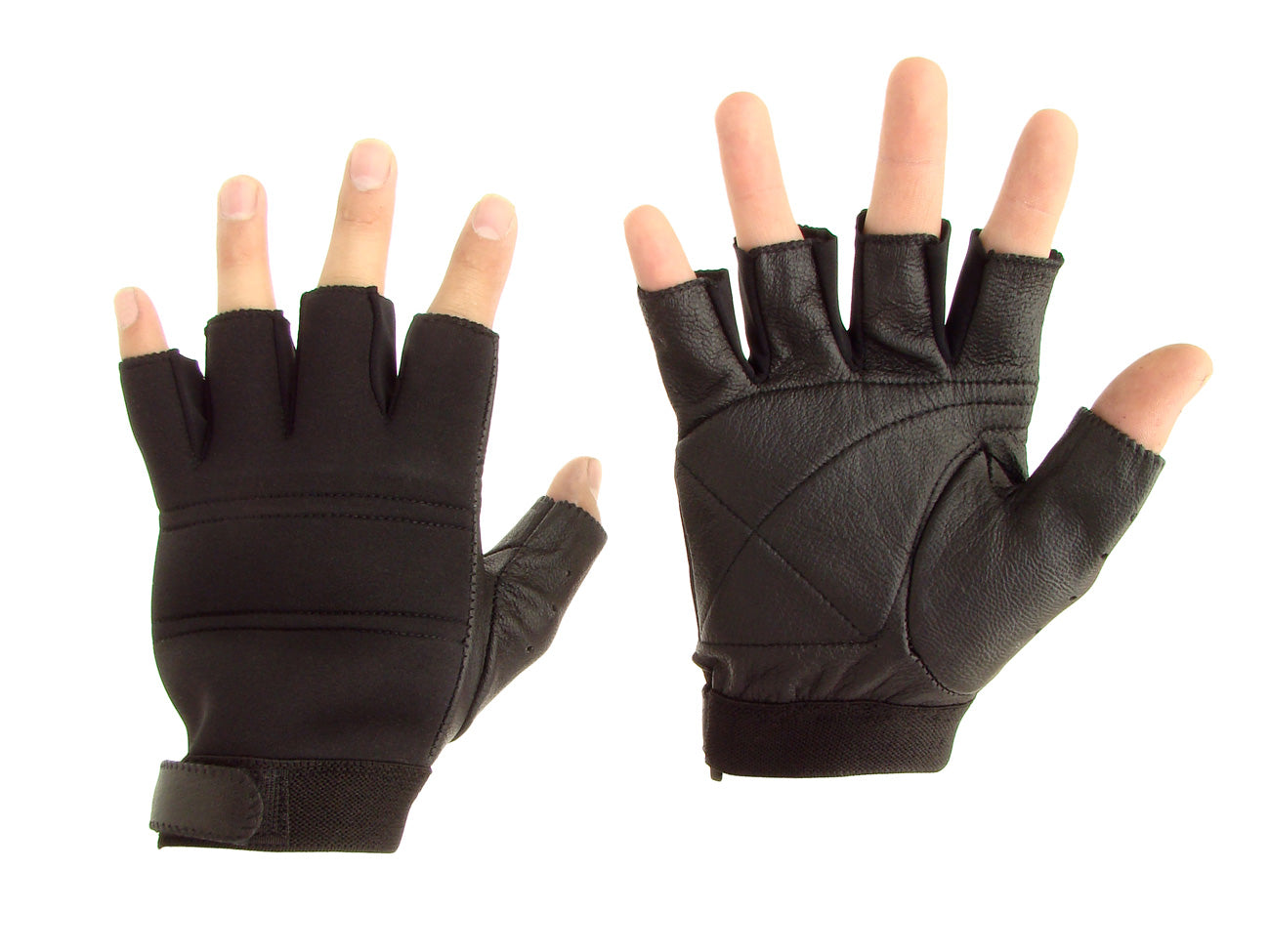 Guantes De Neopreno y Piel Corto