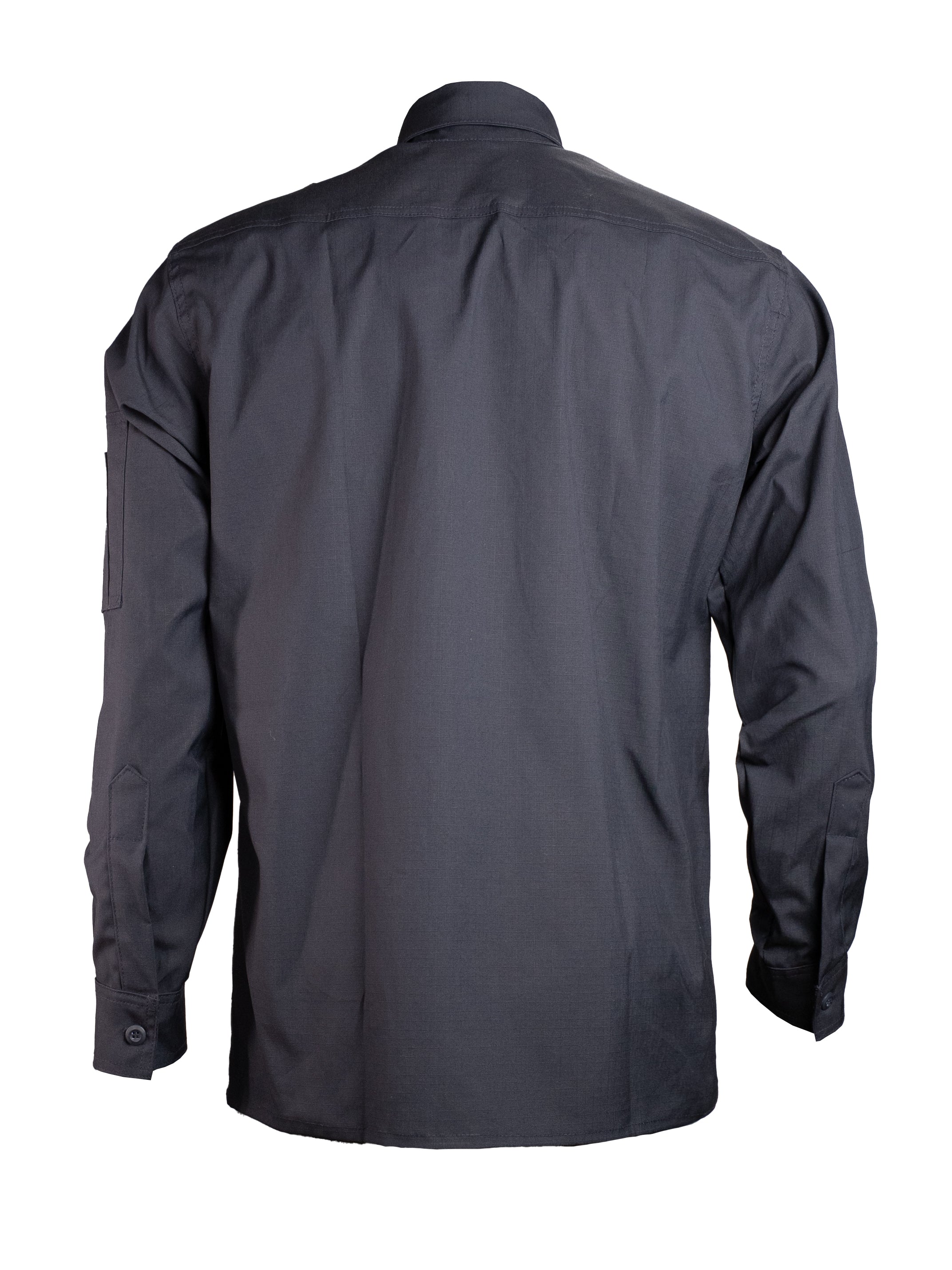 Camisola Aviador azul  en micro ripstop repelente, ligera, flexible y profesional
