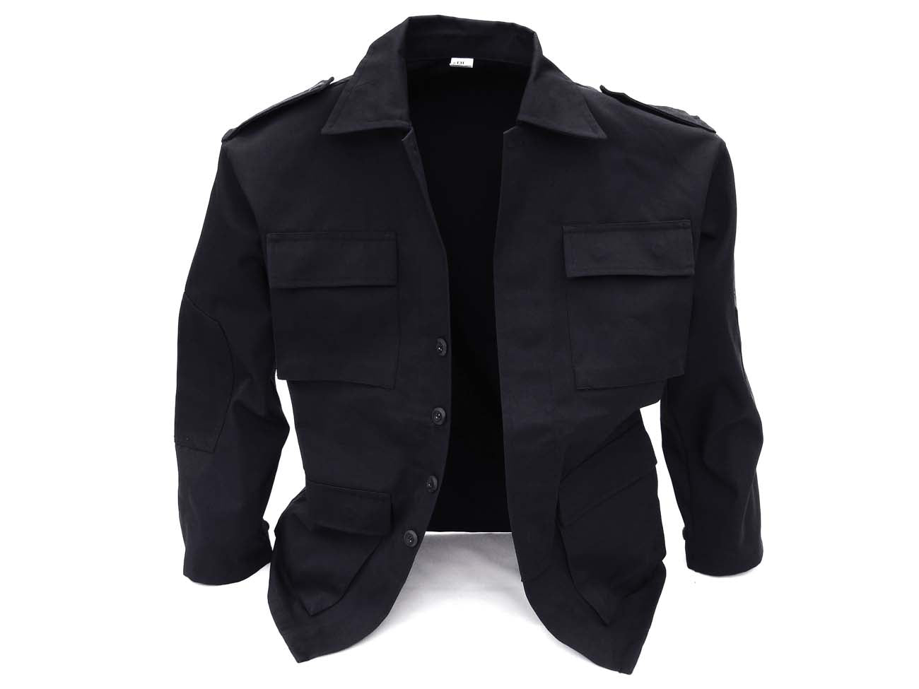 Camisola azul medianoche en gabardina, resistente y profesional para seguridad privada