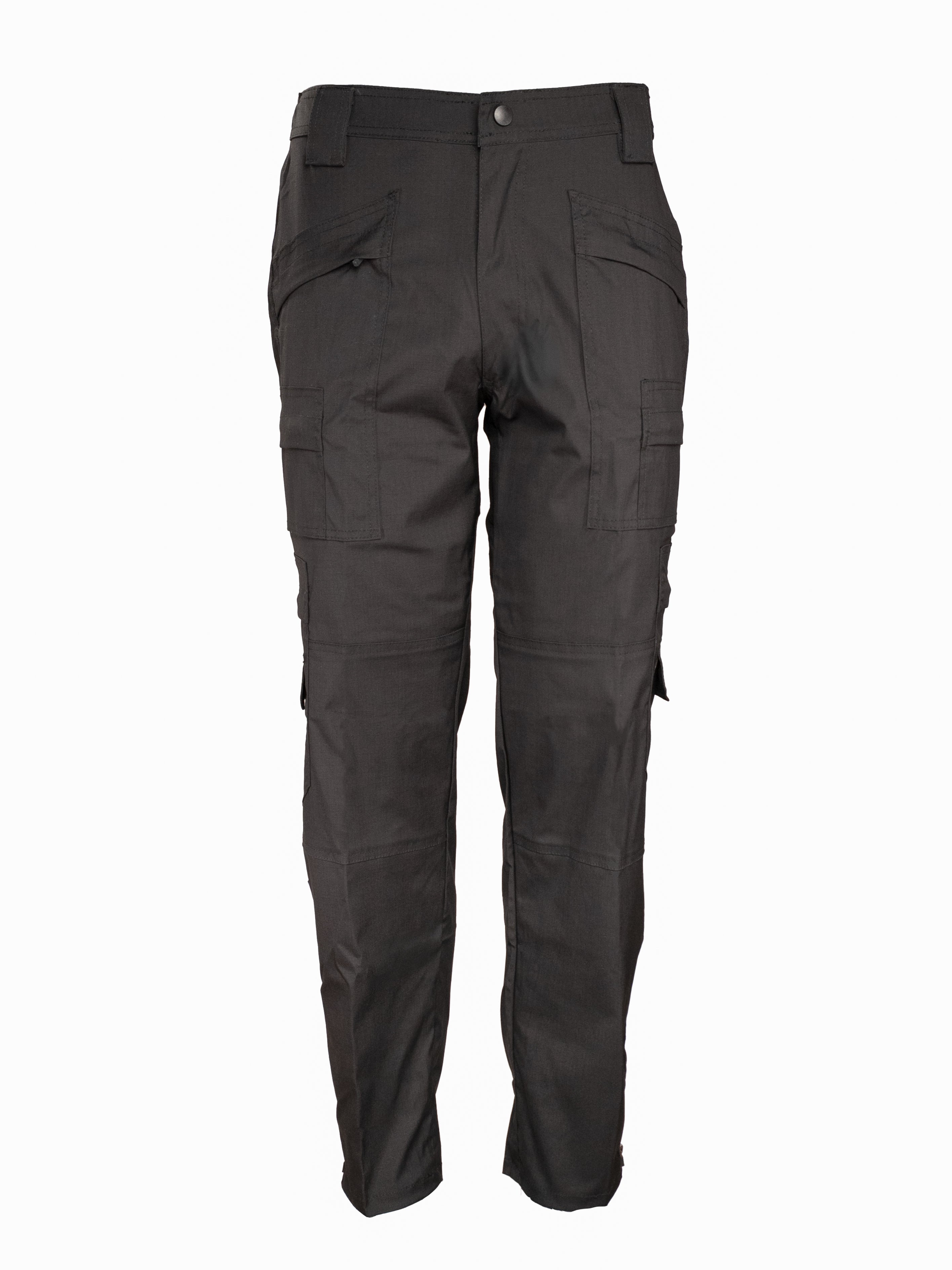 Pantalón Comando Aviador negro, micro ripstop repelente y elástico para uso rudo