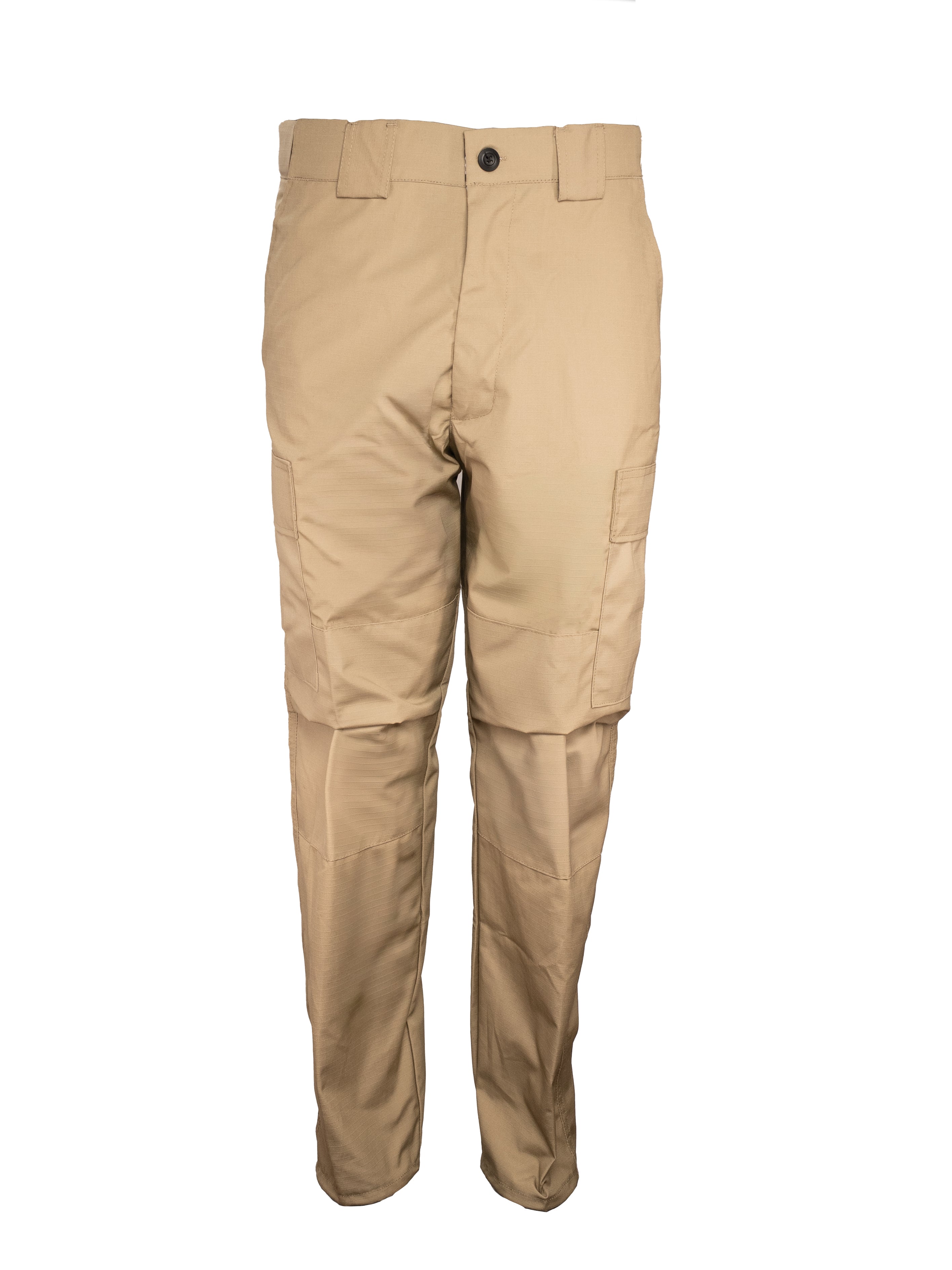 Pantalón comando corte americano color caqui con repelente de agua, tela Ripstop resistente