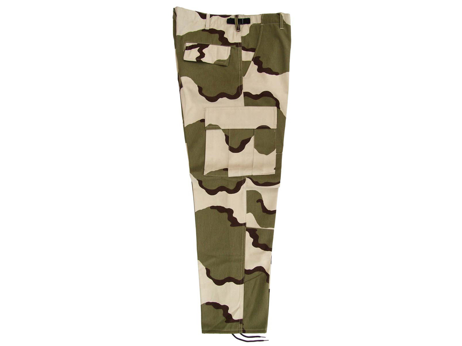 Pantalón táctico color camuflaje arena en gabardina 100% algodón, suave, transpirable y versátil