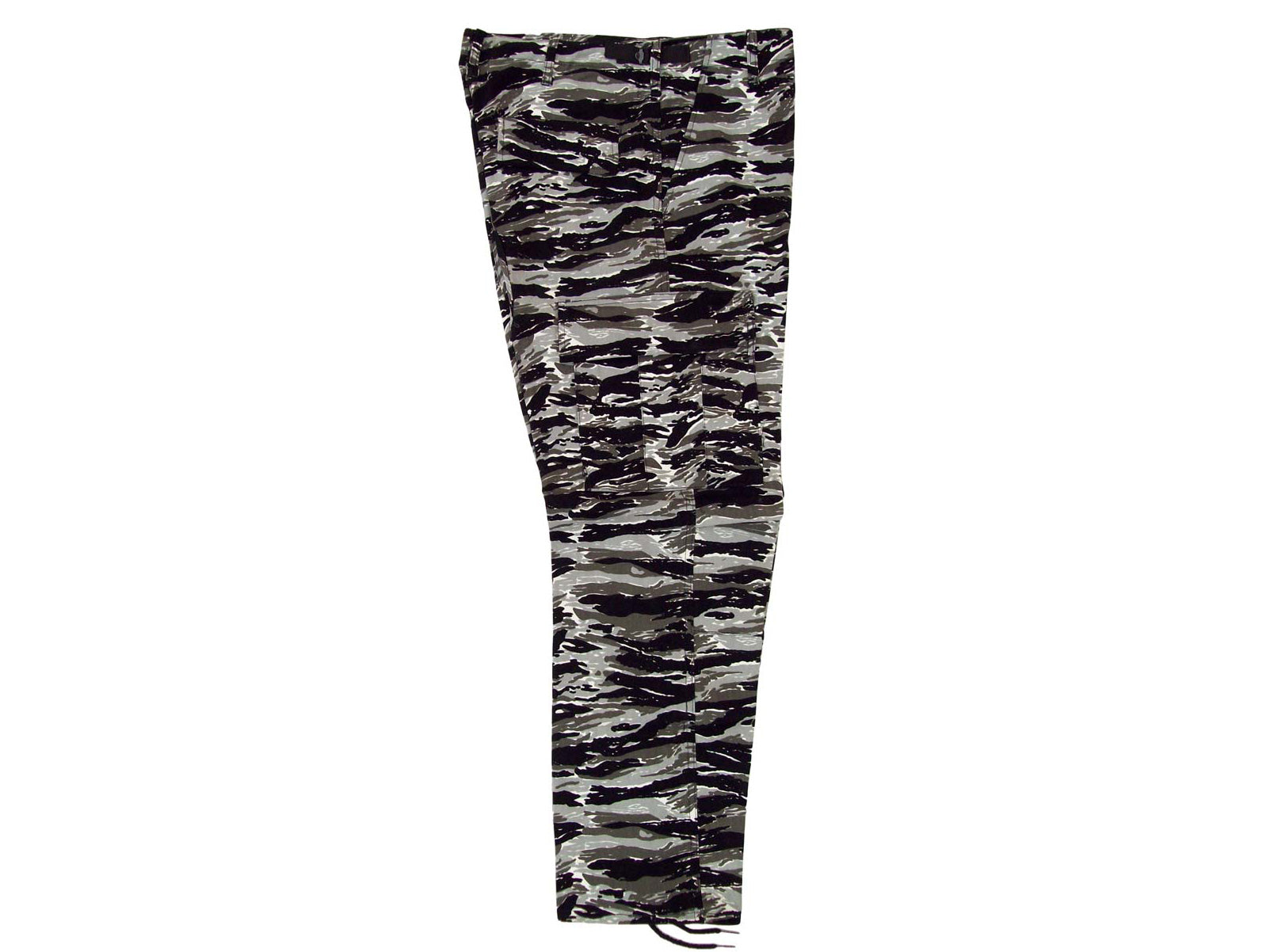 Pantalón táctico camuflaje tigre blanco en gabardina, cómodo, resistente y funcional para tareas operativas