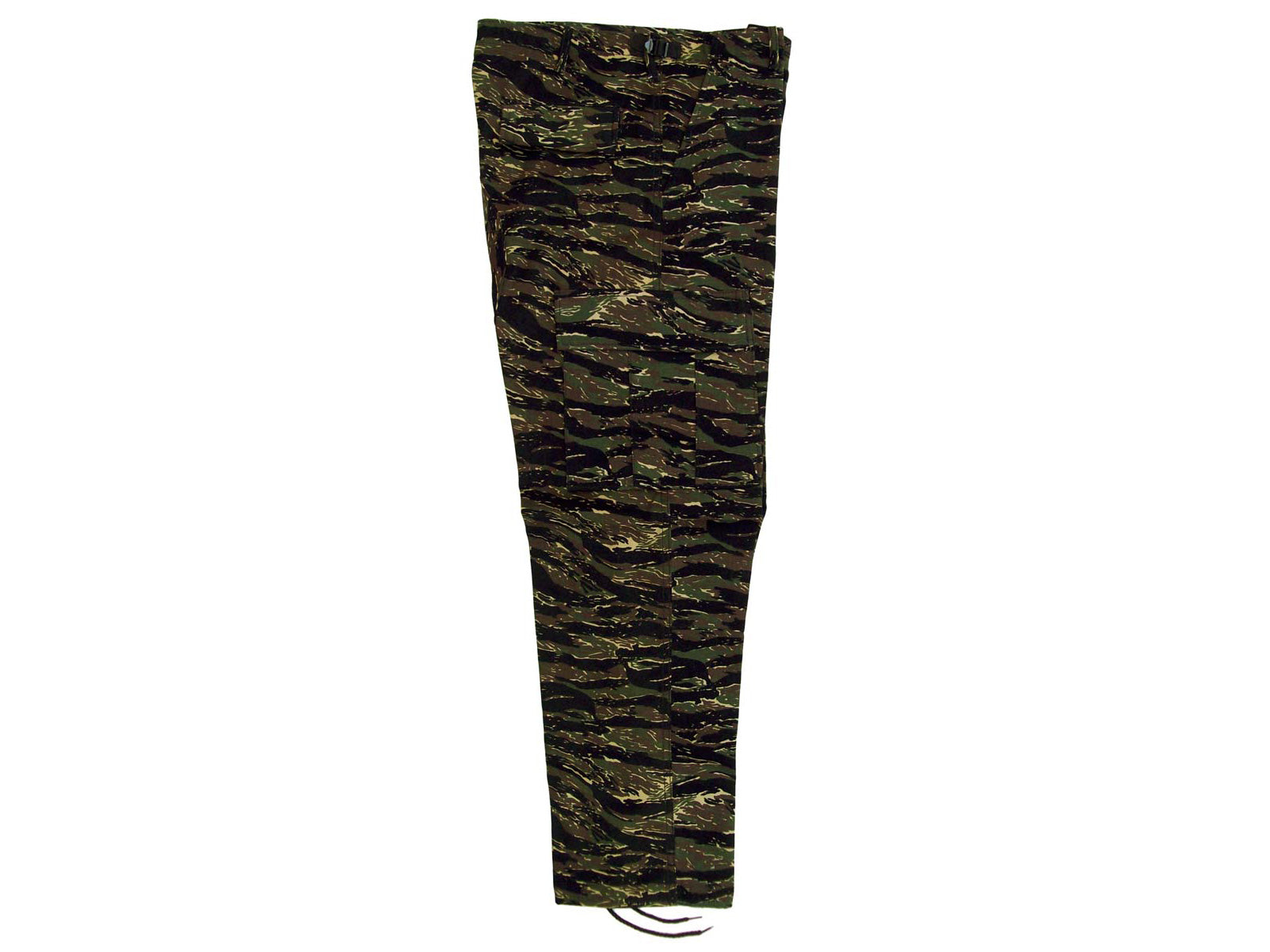 Pantalón camuflaje tigre verde con diseño confeccionado en gabardina 100% algodón para libertad de movimiento