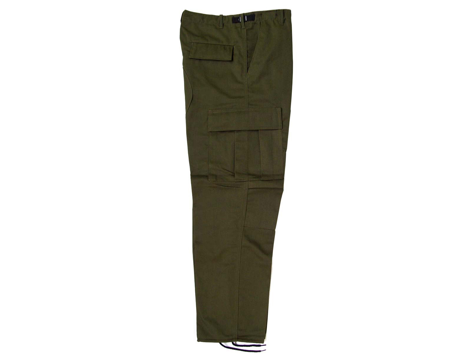 Pantalón de gabardina color verde militar, funcional para seguridad y tareas en campo