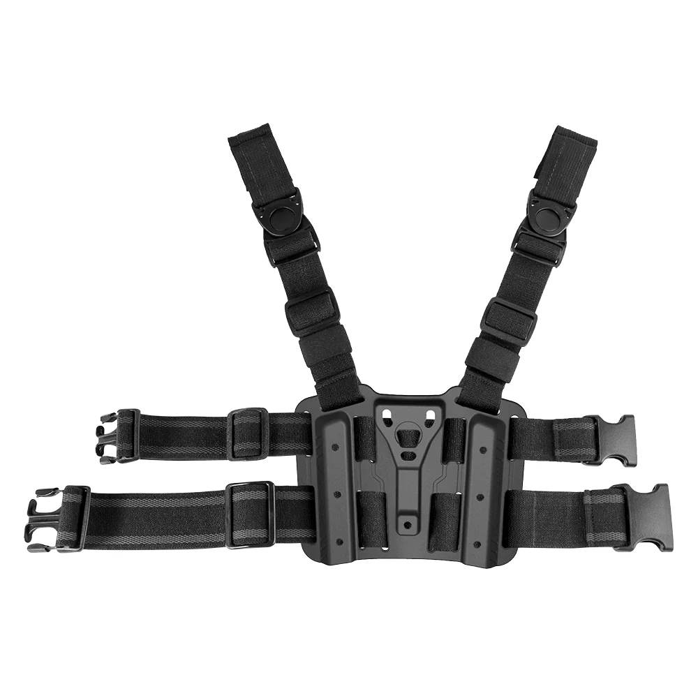Plataforma piernera Milfort negra compatible con fundas universales

